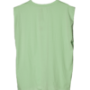 Camiseta sin mangas de corte clásico en color verde menta con un gráfico de palmera en el pecho. Perfecta para un look fresco y casual para cualquier ocasión.