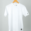 Camiseta orgánica algodón, manga corta, diseño minimalista, naturaleza, ropa sostenible, Oceanna Clothing.